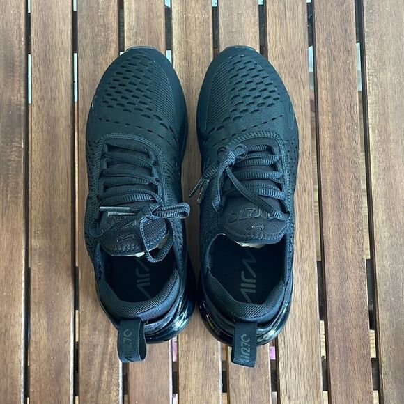 Nike Air Max 270 Black USA Women Size 6.5/UK 4/EU 37.5(AH6789-006) - Picture 7 of 13